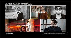 Desktop Screenshot of daniel-kueblboeck.de
